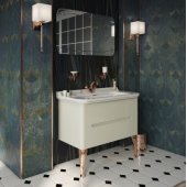 Мебель для ванной Kerasan Waldorf 100 ваниль ножки золото