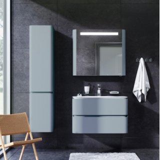 Мебель для ванной Am.Pm Sensation 80 см светло-голубой