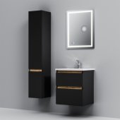 Мебель для ванной Am.Pm X-Joy 55 см подвесная, черный матовый