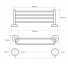 Полка для полотенец Bemeta Omega 104105072