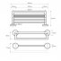 Полка для полотенец Bemeta Omega 104205072