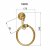 Полотенцедержатель-кольцо Boheme Medici 10605 бронза