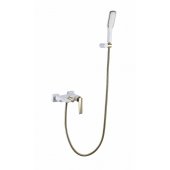 Смеситель для ванны Boheme Venturo 383-W белый-золото