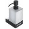 Дозатор мыла Boheme Q 10957-CR-B Black Chrome