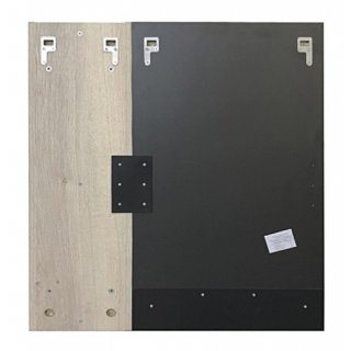 Зеркало со шкафчиком Comforty Бонн 75 дуб дымчатый/графит