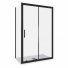 Душевой угол Good Door Cofe WTW+SP 120x90 см черный