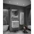 Мебель для ванной Grossman Инлайн 60 бетон/белая