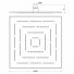 Верхний душ Jaquar Maze OHS-CHR-1639 хром