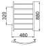 Полотенцесушитель Ника Arc ЛД 80/40 бок 32