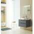 Мебель для ванной OWL Hella Cristal 80 серый глянец