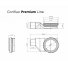 Душевой канал Pestan Confluo Premium With White Glass Line 750
