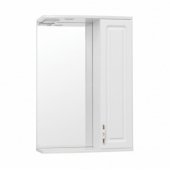 Зеркало со шкафчиком Style Line Олеандр-2 55/C белое