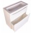 Мебель для ванной Style Line Бергамо мини 90 напольная белая