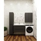 Мебель для ванной Style Line Бергамо мини 90 подвесная черная
