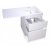 Мебель под стиральную машину Style Line Даллас 120 напольная белая эмаль