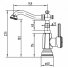 Смеситель для раковины Zorg Antic A 310U-BR