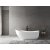 Акриловая ванна Abber AB9288 180x90 см, отдельностоящая, овальная, с каркасом, со сливом-переливом