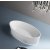 Акриловая ванна Abber AB9327 180x85 см, отдельностоящая, овальная, с каркасом, со сливом-переливом