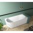 Акриловая ванна Abber AB9329-1.7 R 170x80 см, угловая, с каркасом, со сливом-переливом, асимметричная
