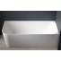 Акриловая ванна Abber AB9331-1.6 R 160x75 см, угловая, с каркасом, со сливом-переливом, асимметричная