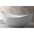 Акриловая ванна Abber AB9333 180x80 см, отдельностоящая, овальная, с каркасом, со сливом-переливом