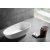 Акриловая ванна Abber AB9356-1.5 150x75 см, отдельностоящая, овальная, с каркасом, со сливом-переливом