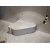 Акриловая ванна ABBER AB9446MW 150x150 см, белая матовая