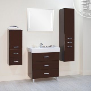 Мебель для ванной Акватон Америна М 80 см темно-коричневая
