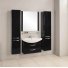 Мебель для ванной Акватон Ария 80 М черный глянец