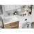 Мебель для ванной Акватон Лондри 120 дуб рустикальный левосторонняя