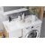 Мебель для ванной Акватон Лондри 105 дуб сантана/белая левосторонняя