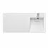 Мебель для ванной Акватон Лондри 105 дуб сантана/белая правосторонняя