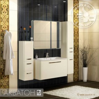 Мебель для ванной Акватон Валенсия 110 см белый жемчуг