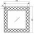 Зеркало Акватон Венеция 90 см белая рамка