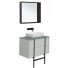 Мебель для ванной Allen Brau Reality 80 см с накладной раковиной светло-серый