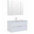 Мебель для ванной Aquanet Алвита New 100 с ящиками белая матовая