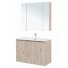 Мебель для ванной Aquanet Алвита New 100 с дверцами дуб веллингтон белый