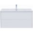 Мебель для ванной Aquanet Lino 100 белый глянец