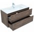 Мебель для ванной Aquanet Lino 100 дуб веллингтон