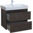 Мебель для ванной Aquanet Nova Lite 75 2 ящика дуб черный