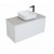 Мебель для ванной со столешницей Aquanet Nova Lite 100 1+1 белый глянец