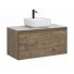 Мебель для ванной со столешницей Aquanet Nova Lite 100 1+1 дуб рустикальный