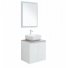 Мебель для ванной со столешницей Aquanet Nova Lite 60 2 дверцы белый глянец