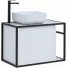 Мебель для ванной Aquanet Nova Lite Loft 75 L белый глянец