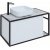 Мебель для ванной Aquanet Nova Lite Loft 90 L белый глянец