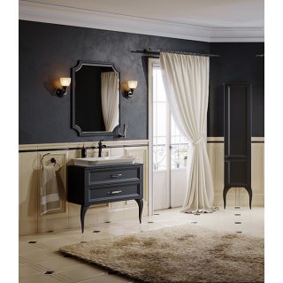 Мебель для ванной Aqwella 85 La Donna черная