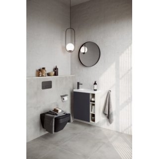 Мебель для ванной Aqwella Alba 60L серая/светлый камень