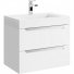 Мебель для ванной Aqwella Cube 70 белая матовая
