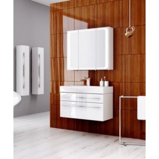 Мебель для ванной подвесная Aqwella Милан 100 с ящиками