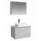 Мебель для ванной Aqwella Mobi 80 бетон светлый